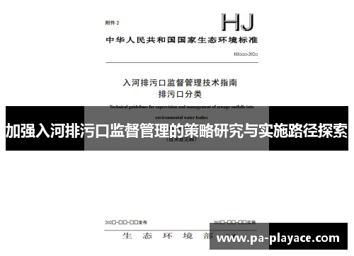 加强入河排污口监督管理的策略研究与实施路径探索
